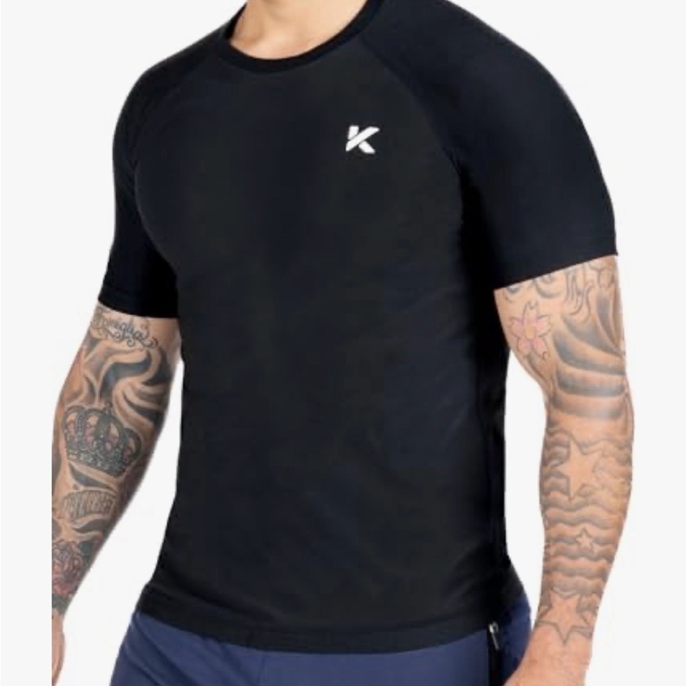 Kewlioo Men Sauna Shirt Heat Trapping Sweat Compression Gym Shapewear NWOT